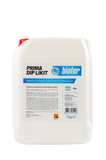 Biofer Bulaşıklar için Protein ve Leke Çıkarıcı Ön Daldırma Sıvası